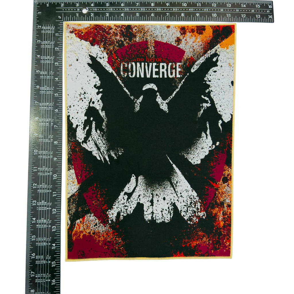 CONVERGE - No Heroes - Woven Backpatch