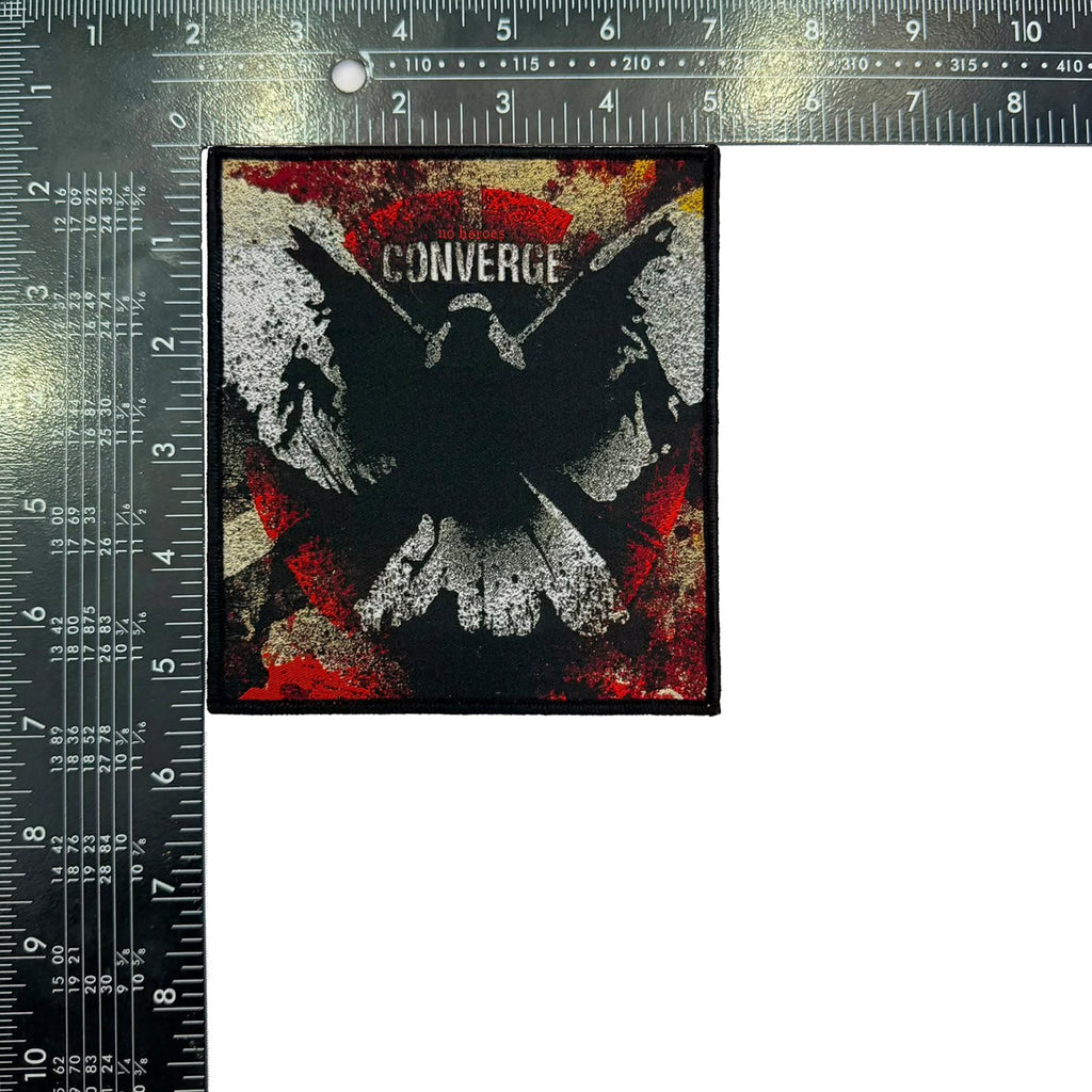 CONVERGE - No Heroes - Woven Patch