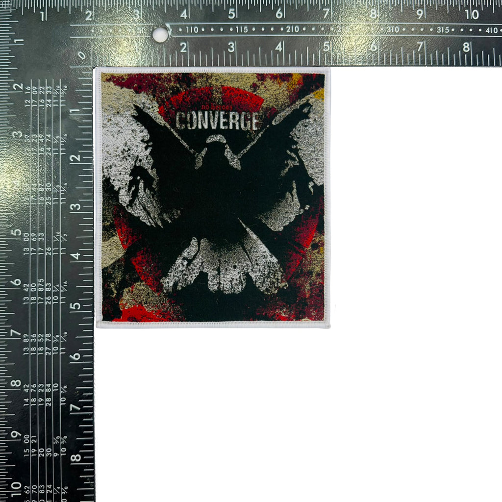 CONVERGE - No Heroes - Woven Patch