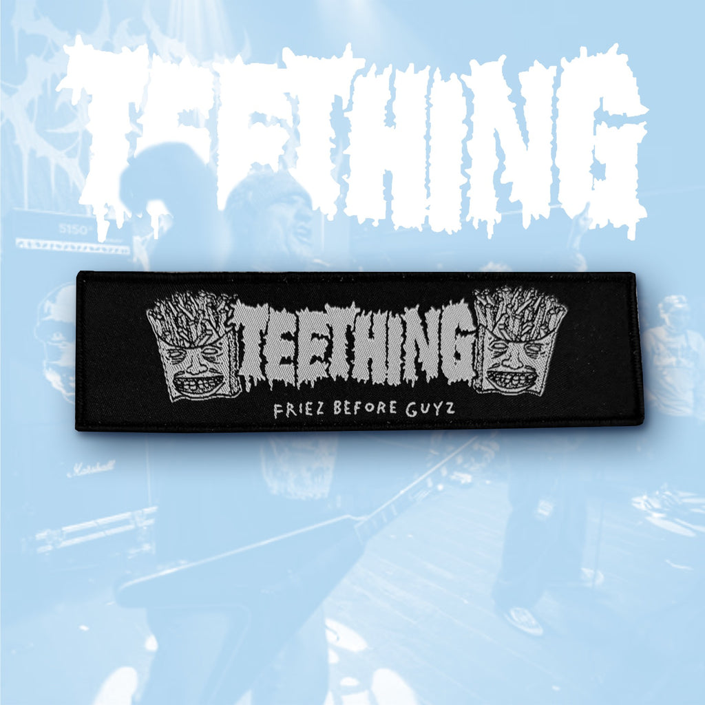 TEETHING - Friez Before Guyz - Stripe Woven Patch