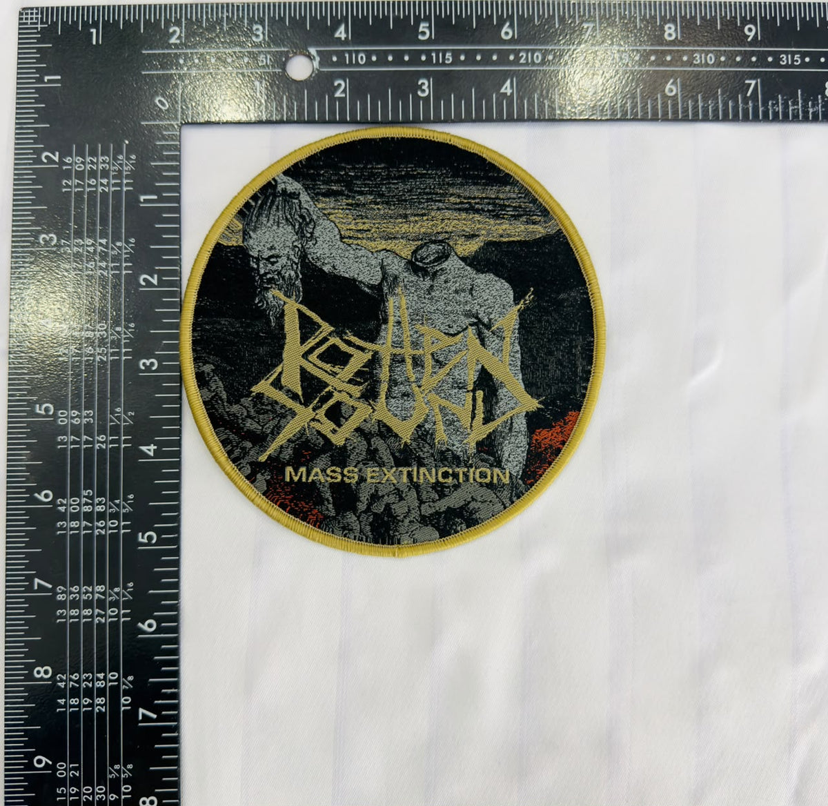 ROTTEN SOUND - Mass Extinction - Woven Patch