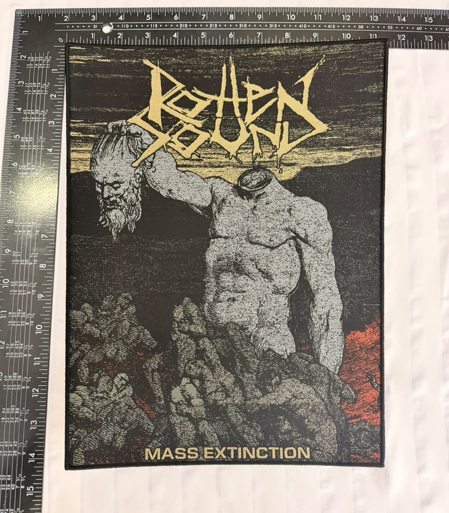 ROTTEN SOUND - Mass Extinction - Woven Backpatch