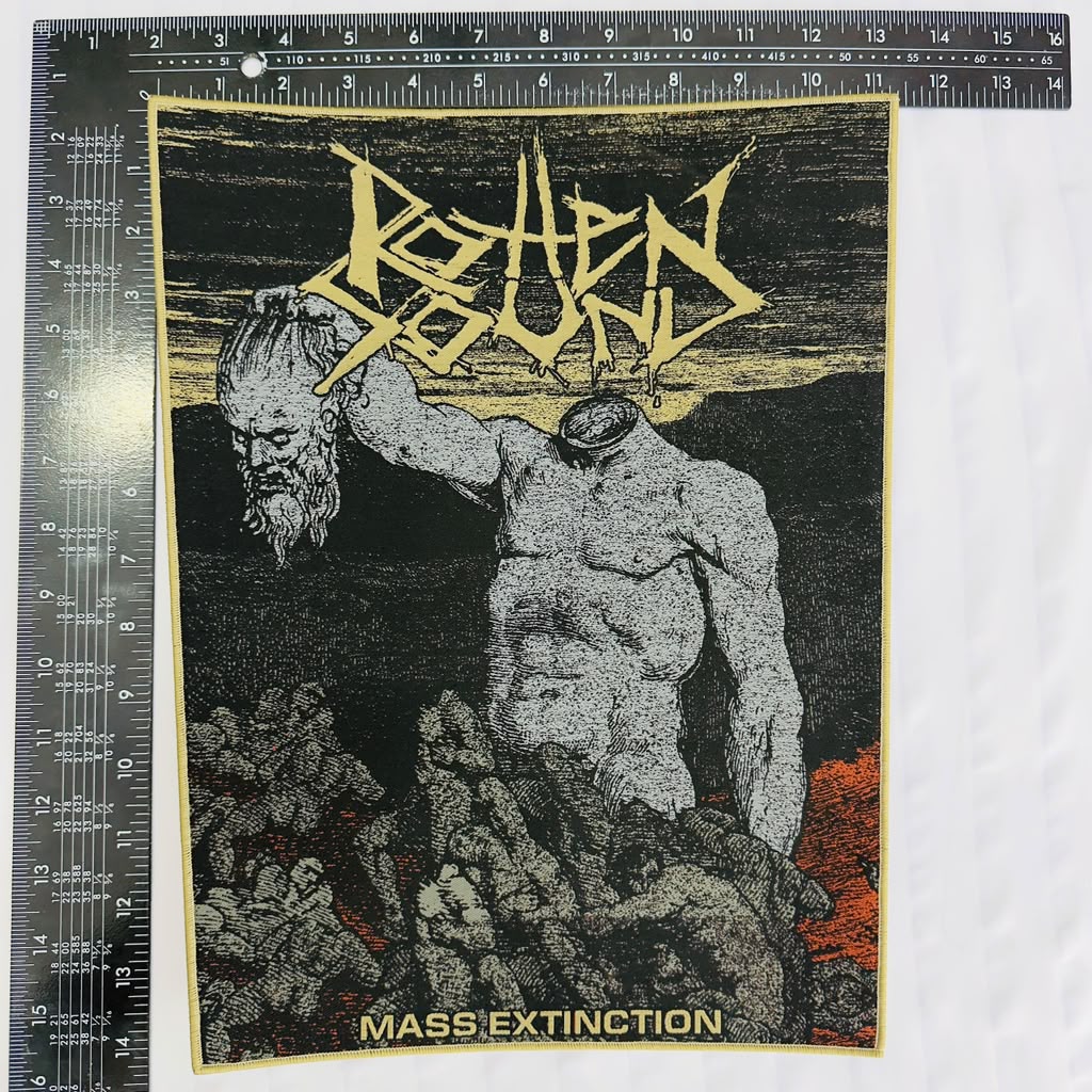 ROTTEN SOUND - Mass Extinction - Woven Backpatch