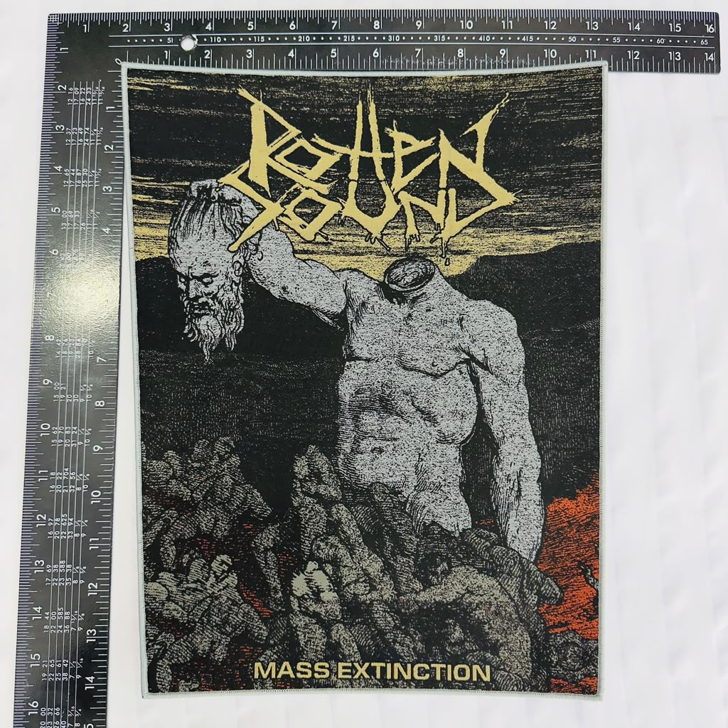 ROTTEN SOUND - Mass Extinction - Woven Backpatch