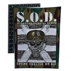 S.O.D.: Stormtroopers Of Death - Speak English Or Die - Woven Backpatch