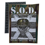 S.O.D.: Stormtroopers Of Death - Speak English Or Die - Woven Backpatch