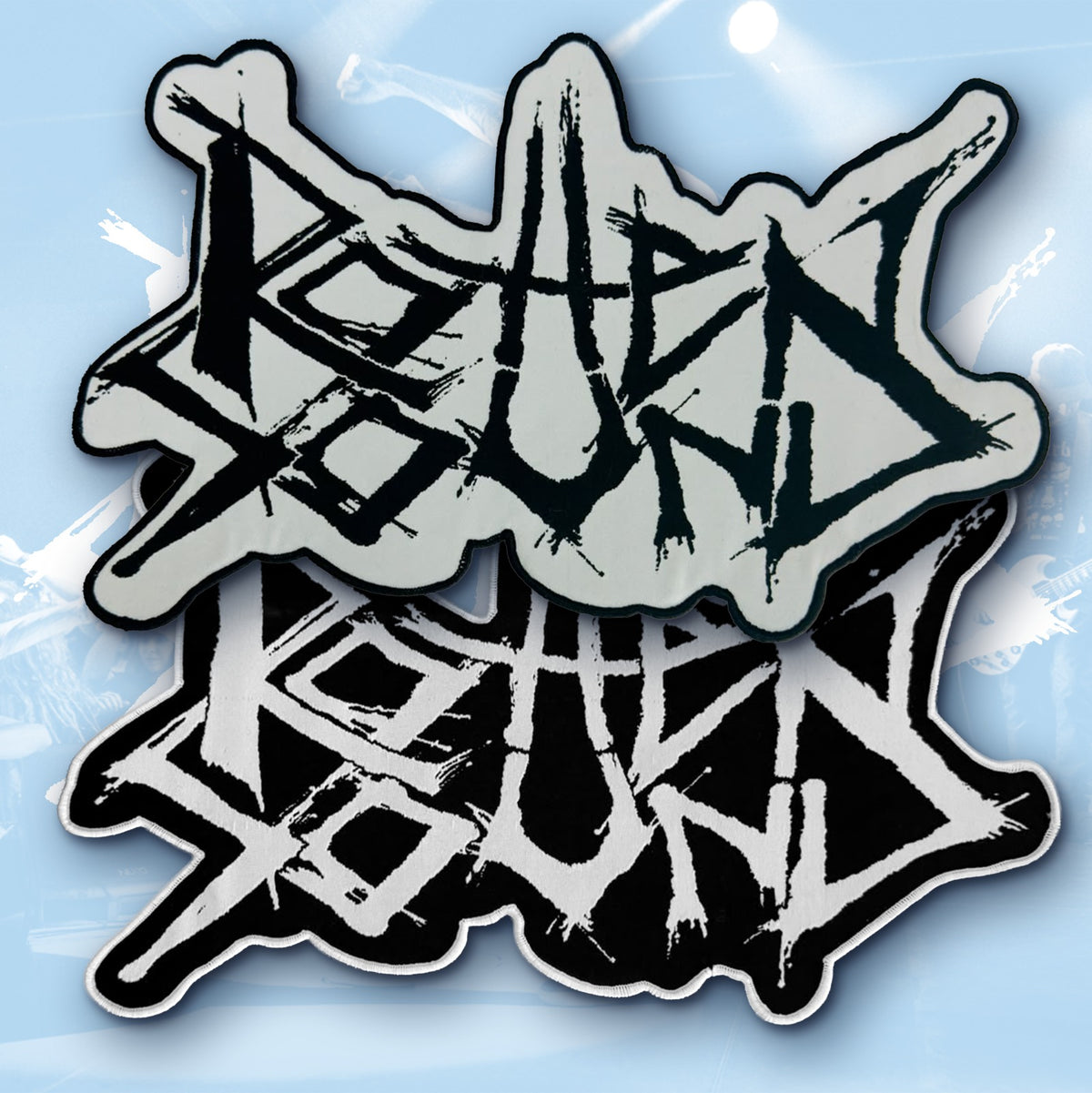 ROTTEN SOUND - Logo - Oversized Woven Patch