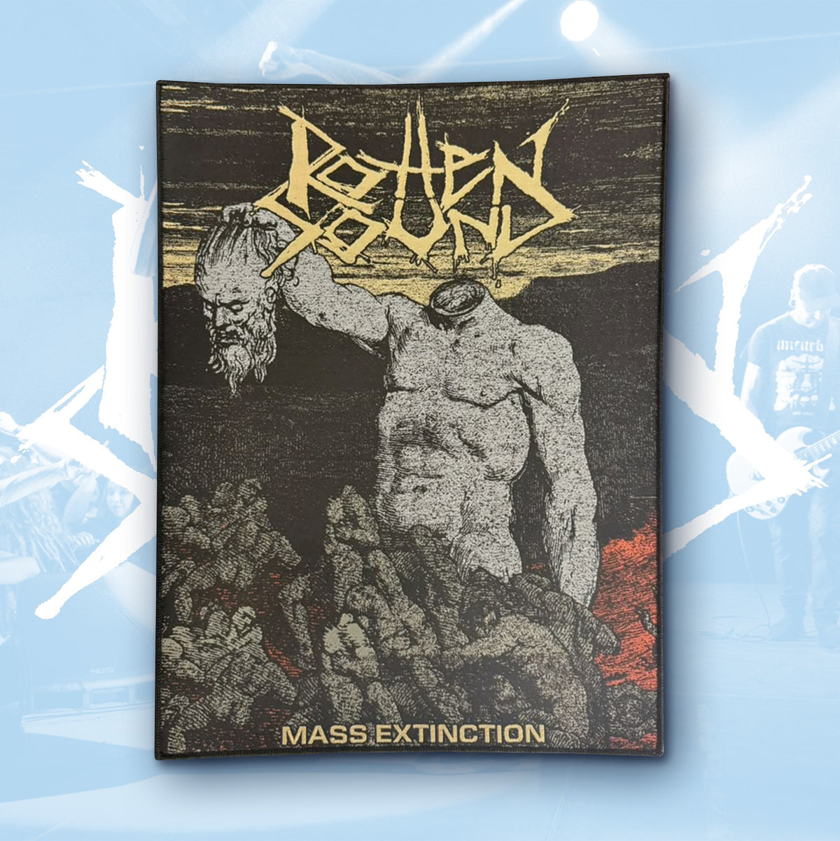 ROTTEN SOUND - Mass Extinction - Woven Backpatch