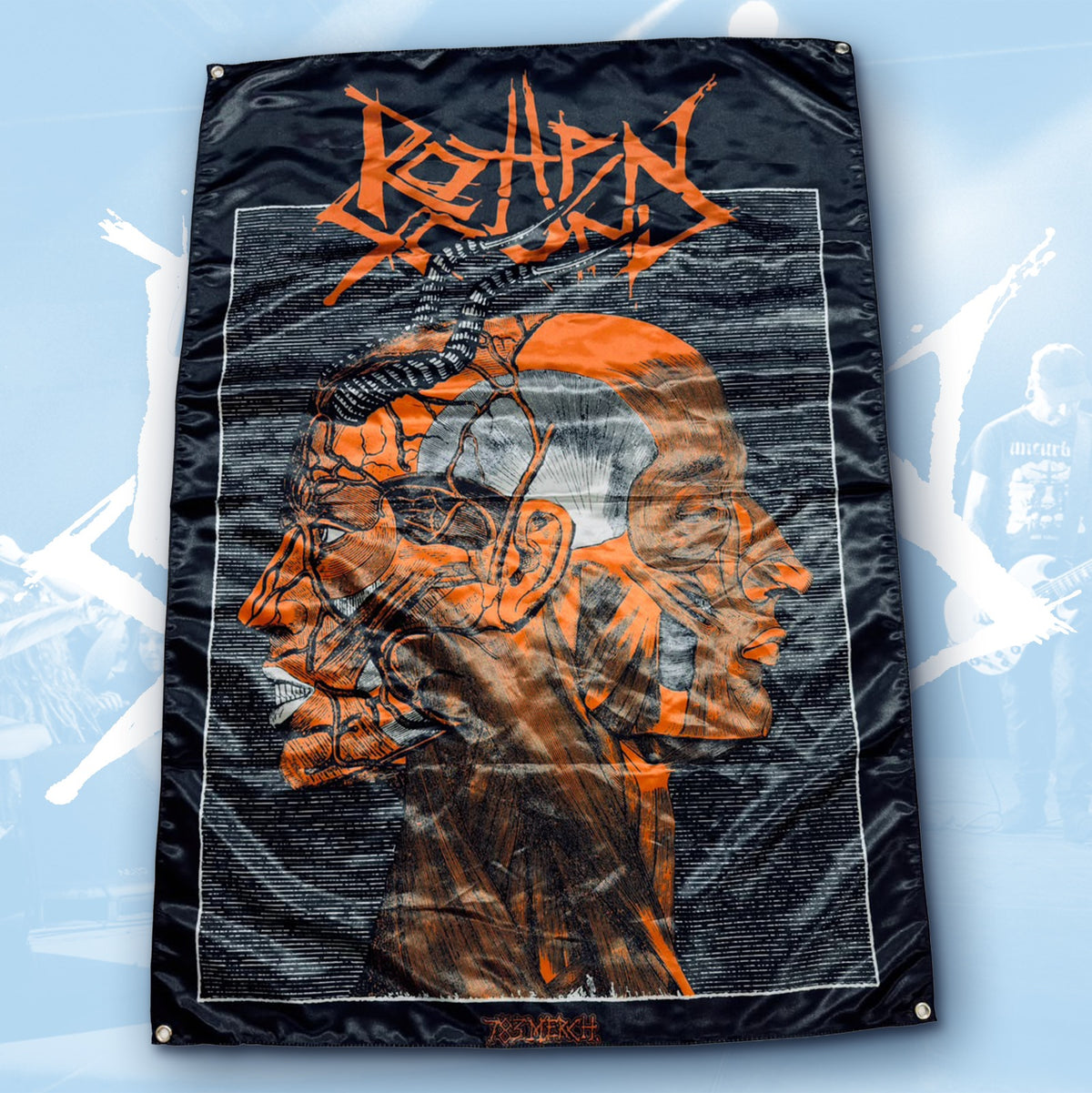 ROTTEN SOUND - Hell - Wall Flag / Textile Poster