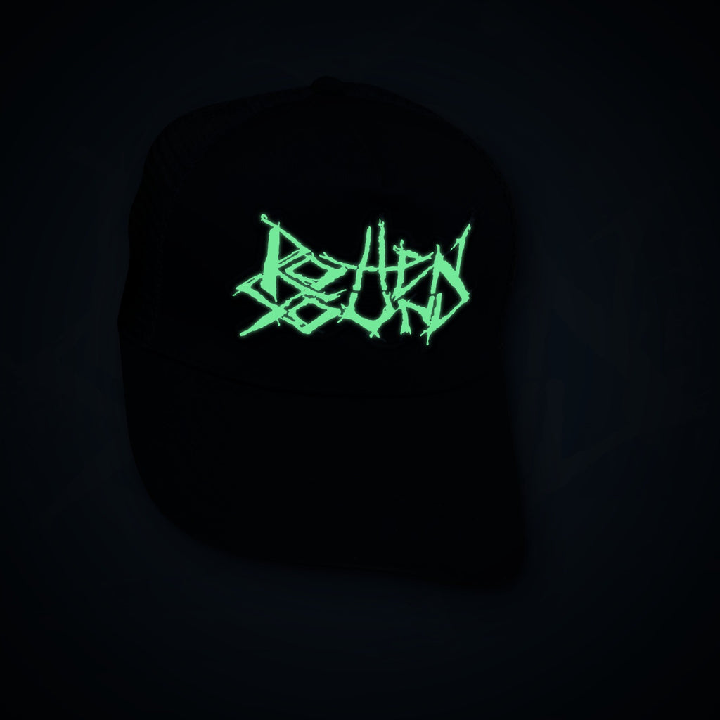 ROTTEN SOUND - (Glow in the Dark) Logo - TRUCKER CAP