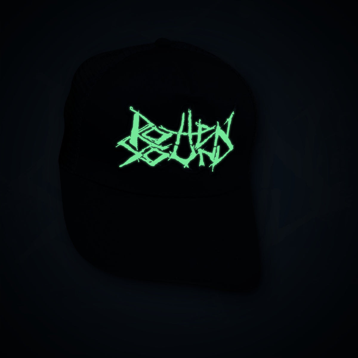 ROTTEN SOUND - (Glow in the Dark) Logo - TRUCKER CAP