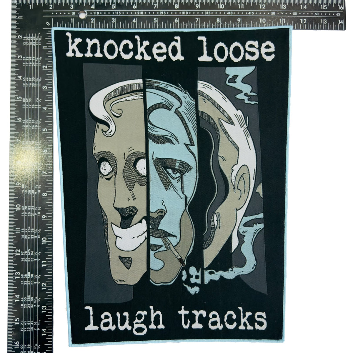 KNOCKED LOOSE - Laugh Tracks - Woven Backpatch