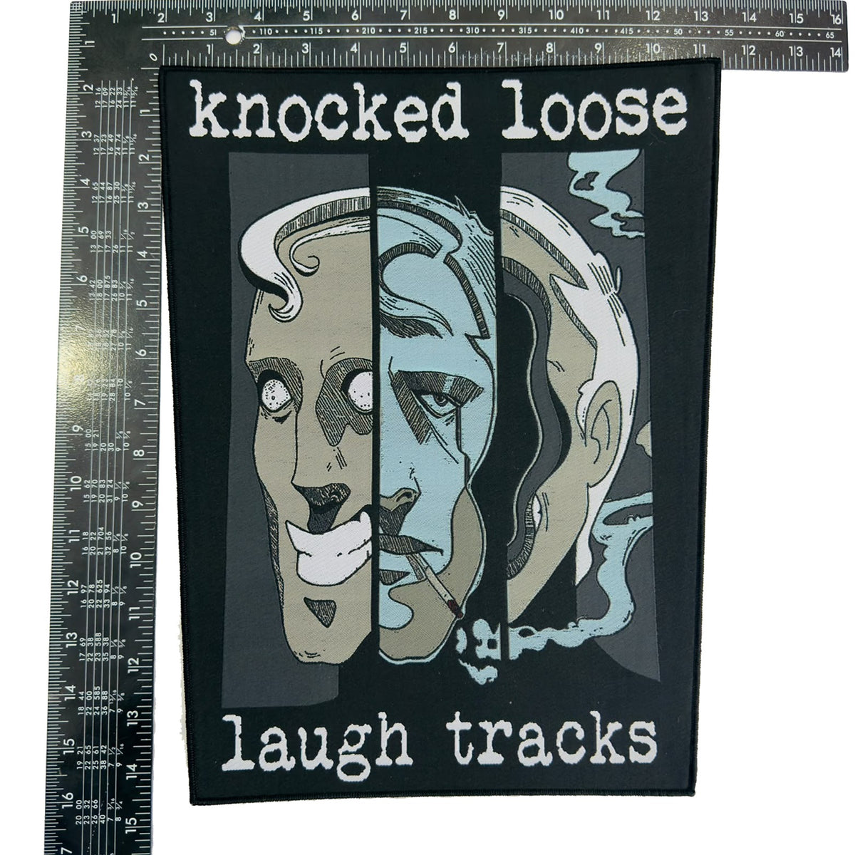 KNOCKED LOOSE - Laugh Tracks - Woven Backpatch