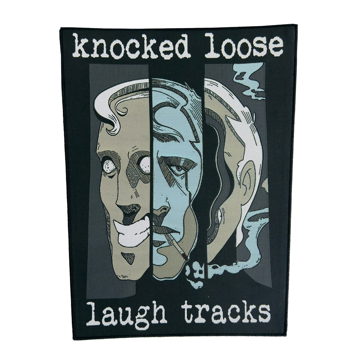KNOCKED LOOSE - Laugh Tracks - Woven Backpatch