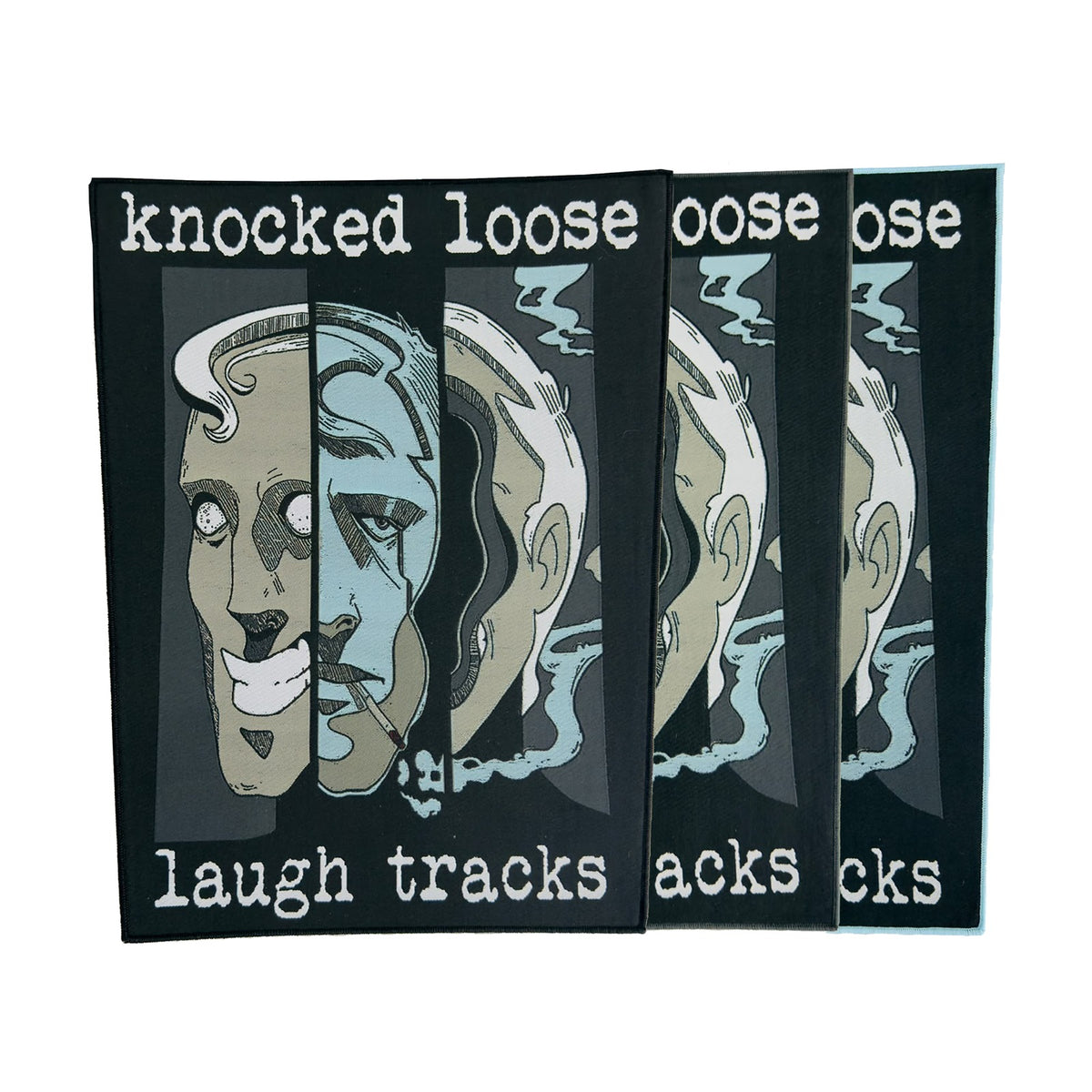KNOCKED LOOSE - Laugh Tracks - Woven Backpatch