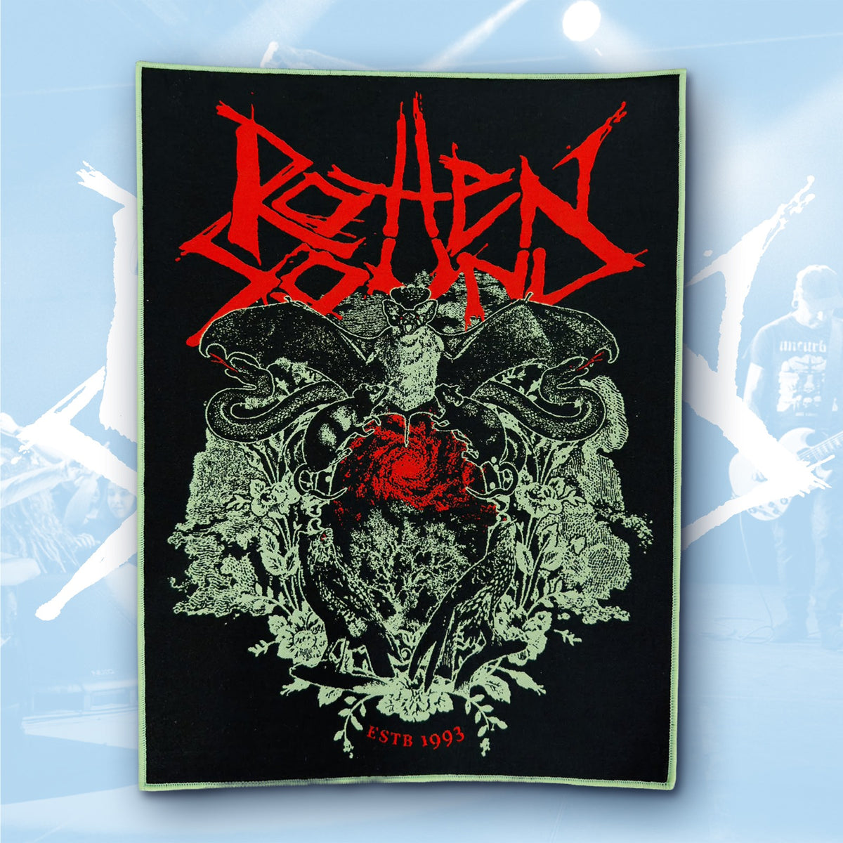 ROTTEN SOUND - Estb. 1993 - Woven Backpatch