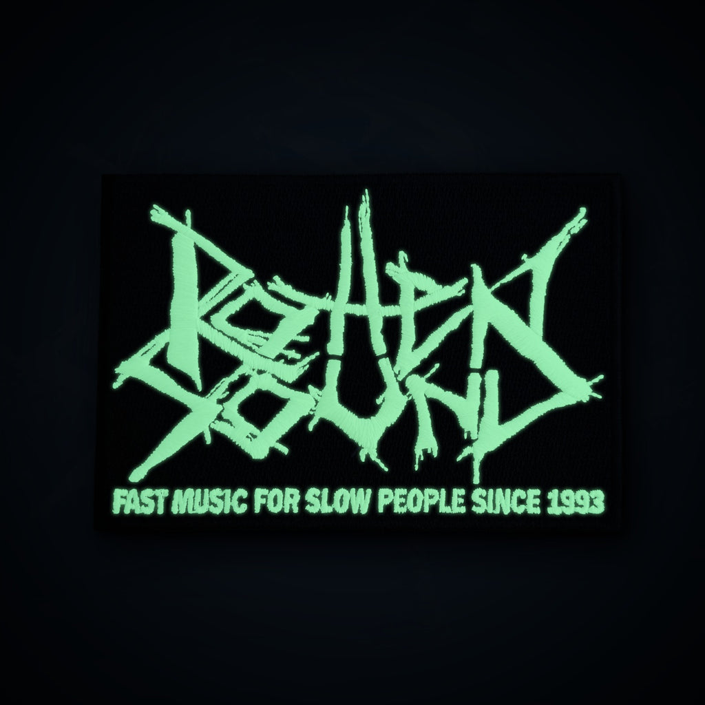 ROTTEN SOUND - Fast Music... - (Glow In The Dark) Embroidered Patch