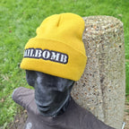 NAILBOMB - (Glow in the Dark) Logo (Mustard Yellow) Beanie