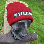 NAILBOMB - (Glow in the Dark) Logo (Blood Red) Beanie