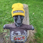 NAILBOMB - (Glow in the Dark) Logo (Mustard Yellow) Beanie