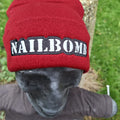 NAILBOMB - (Glow in the Dark) Logo (Blood Red) Beanie