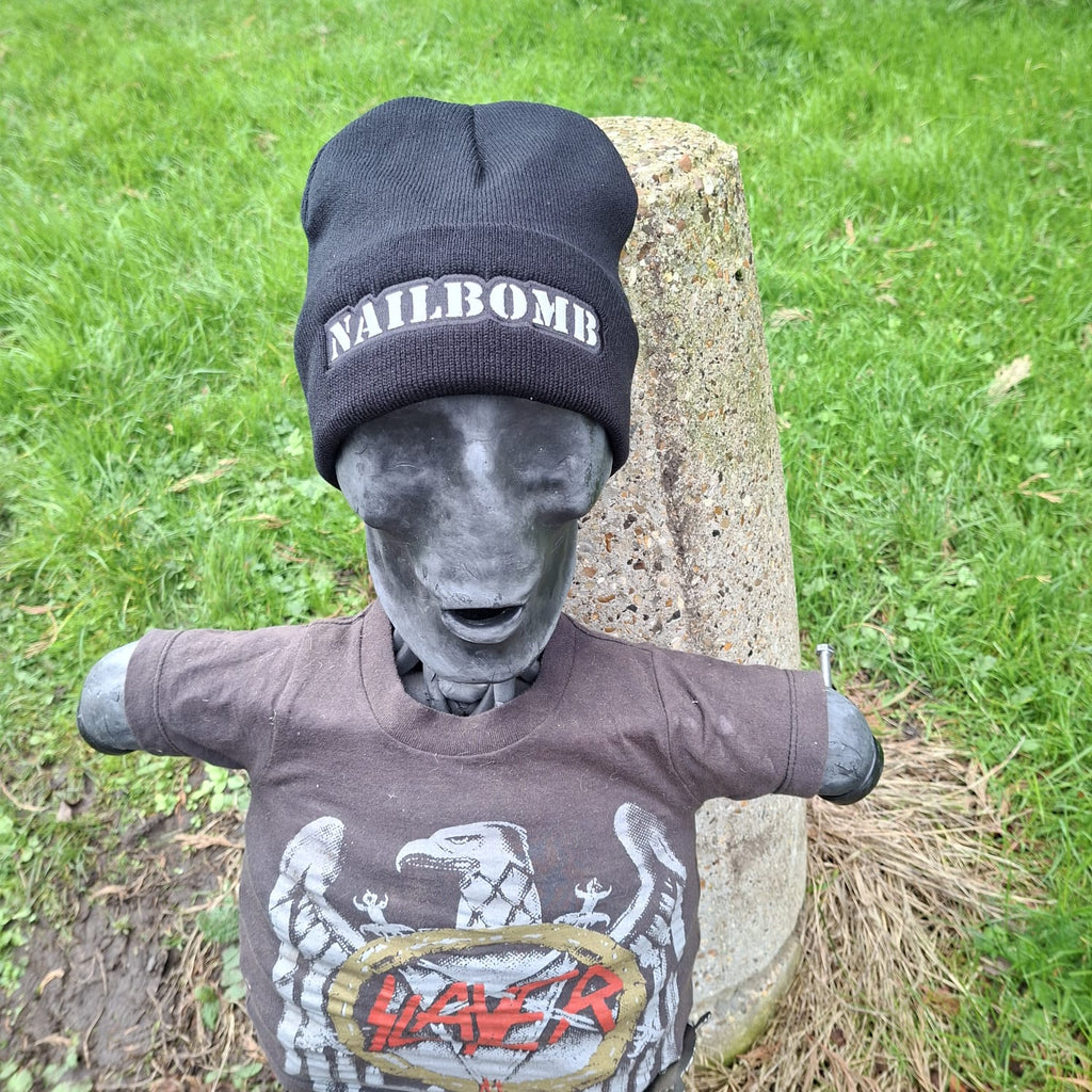 NAILBOMB - (Glow in the Dark) Logo (Black) Beanie