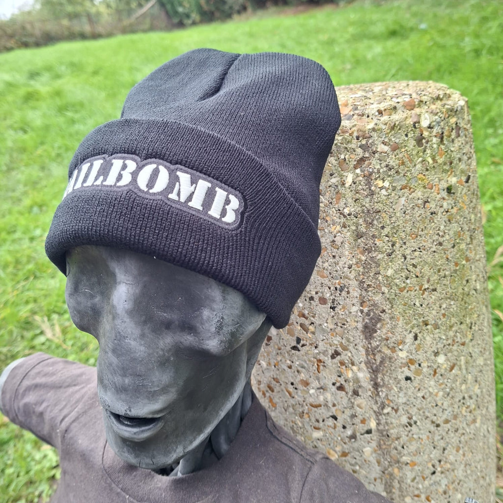 NAILBOMB - (Glow in the Dark) Logo (Black) Beanie