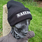 NAILBOMB - (Glow in the Dark) Logo (Black) Beanie