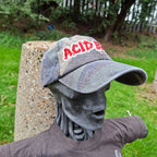 ACID BATH - (Glow in the Dark) Logo - GREEN CAMO DAD CAP