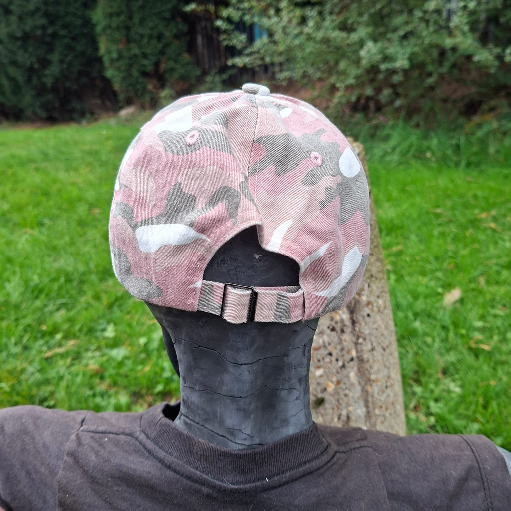 ACID BATH - (Glow in the Dark) Logo - PINK CAMO DAD CAP