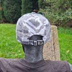 ACID BATH - (Glow in the Dark) Logo - B&W CAMO DAD CAP
