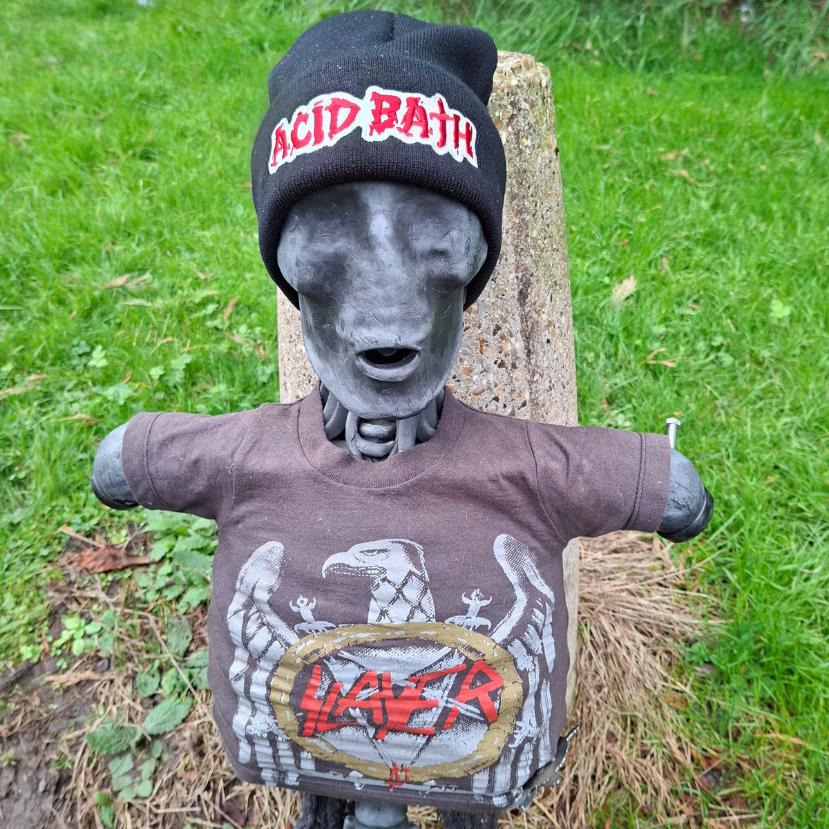 ACID BATH - (Glow in the Dark) Logo - (Black) Beanie