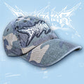 DEVASTATOR - Logo - GREEN CAMO DAD CAP