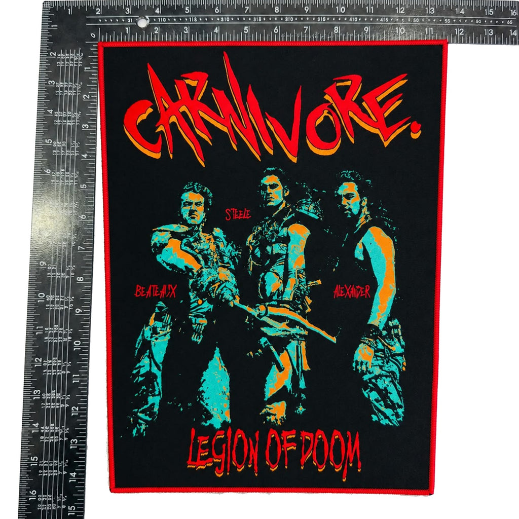 CARNIVORE - Legion of Doom - Woven Backpatch