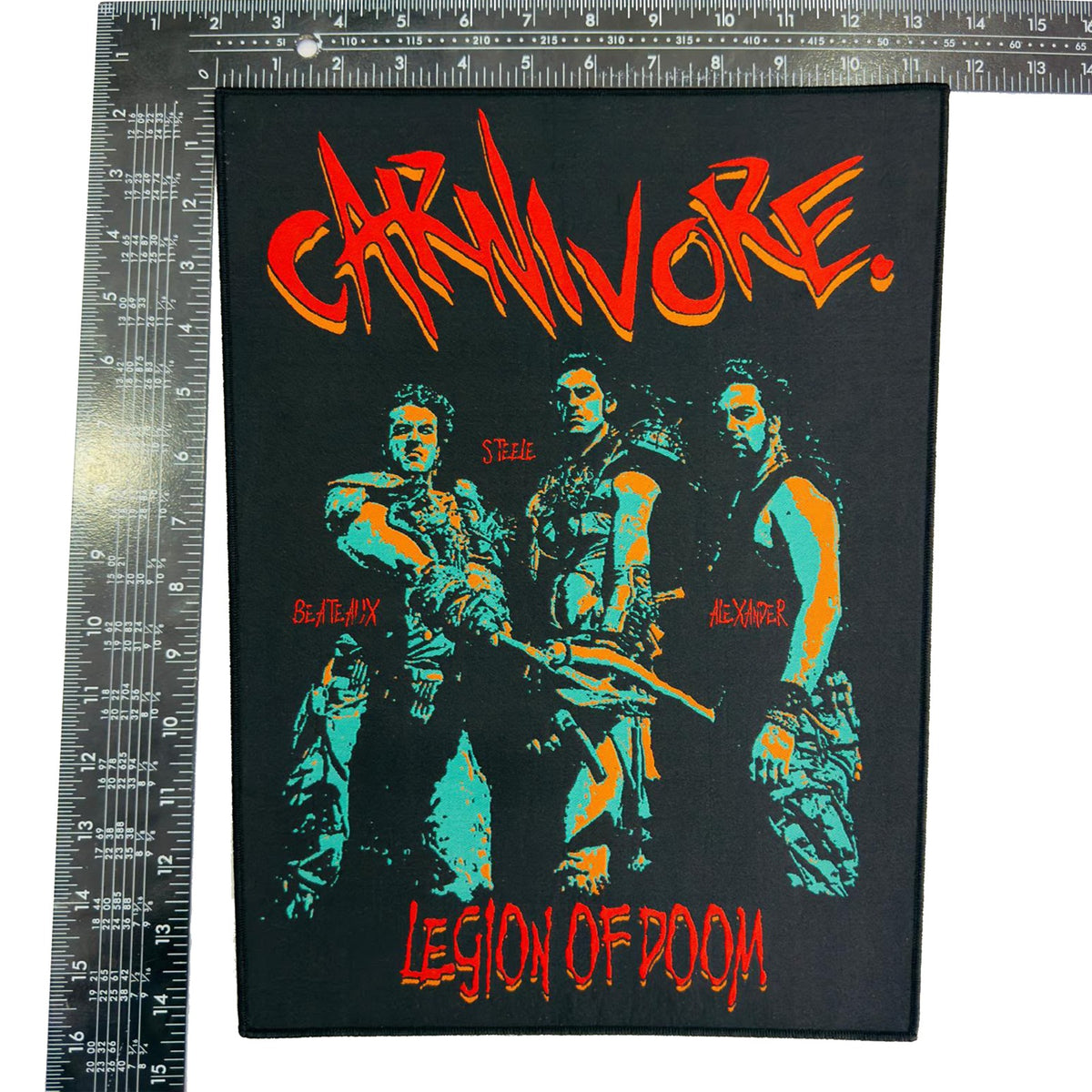 CARNIVORE - Legion of Doom - Woven Backpatch