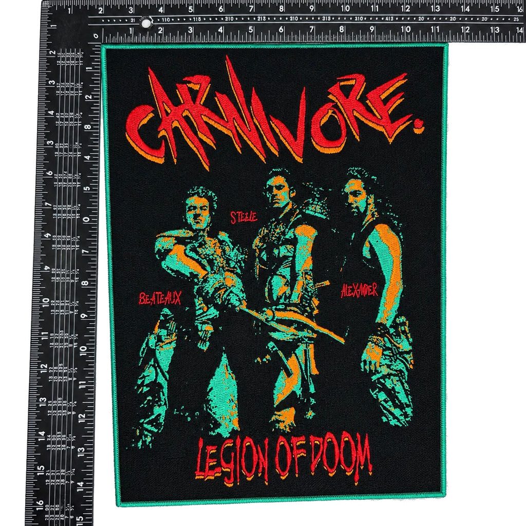 CARNIVORE - Legion of Doom - Woven Backpatch