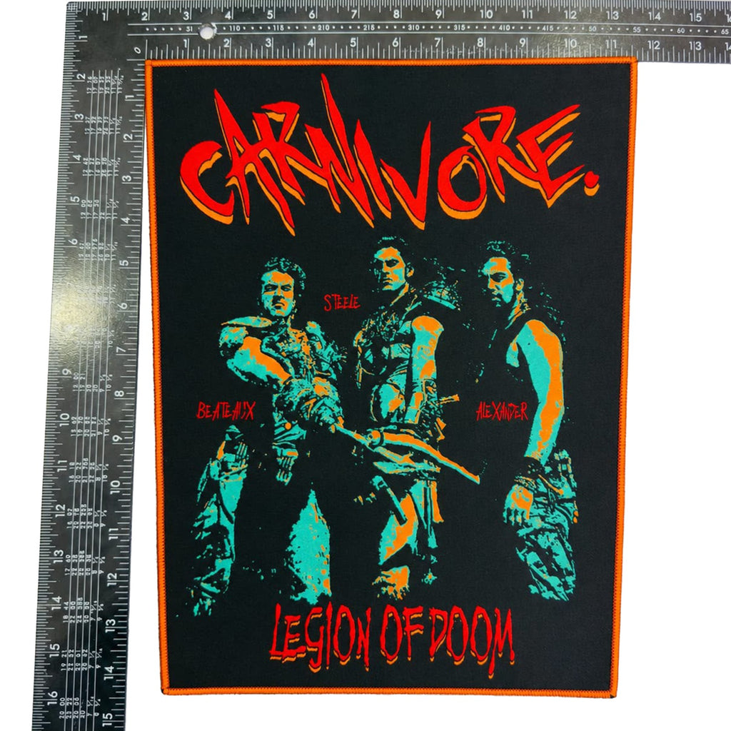 CARNIVORE - Legion of Doom - Woven Backpatch