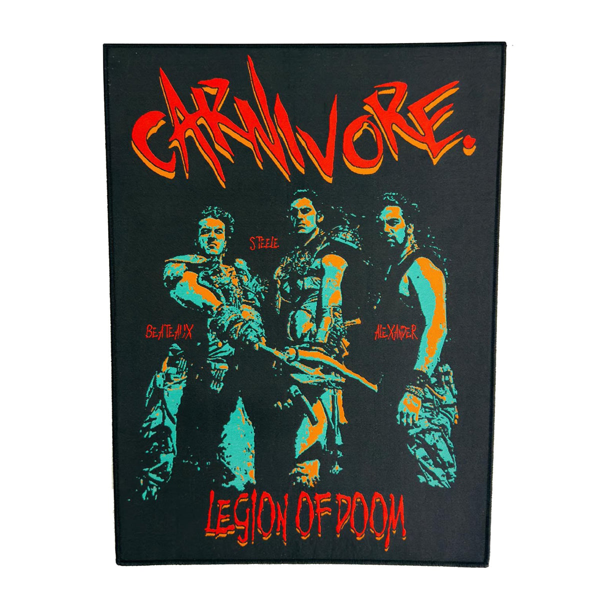 CARNIVORE - Legion of Doom - Woven Backpatch