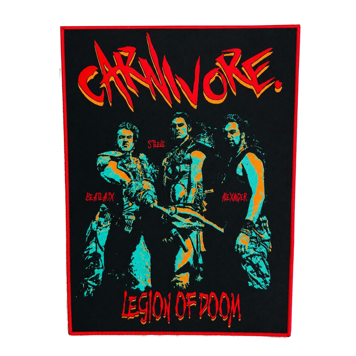 CARNIVORE - Legion of Doom - Woven Backpatch