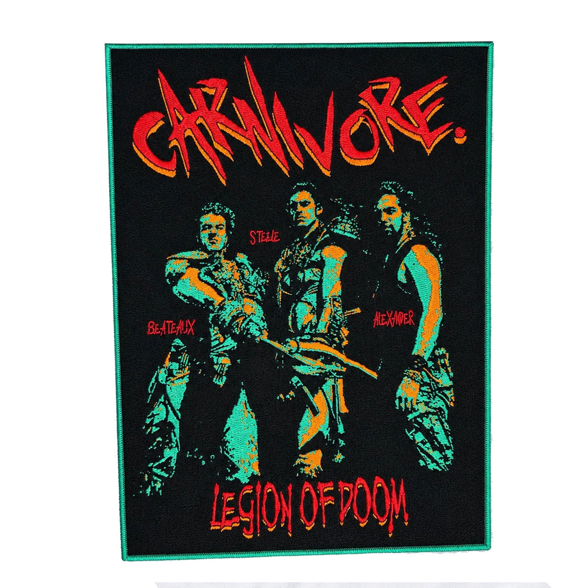 CARNIVORE - Legion of Doom - Woven Backpatch