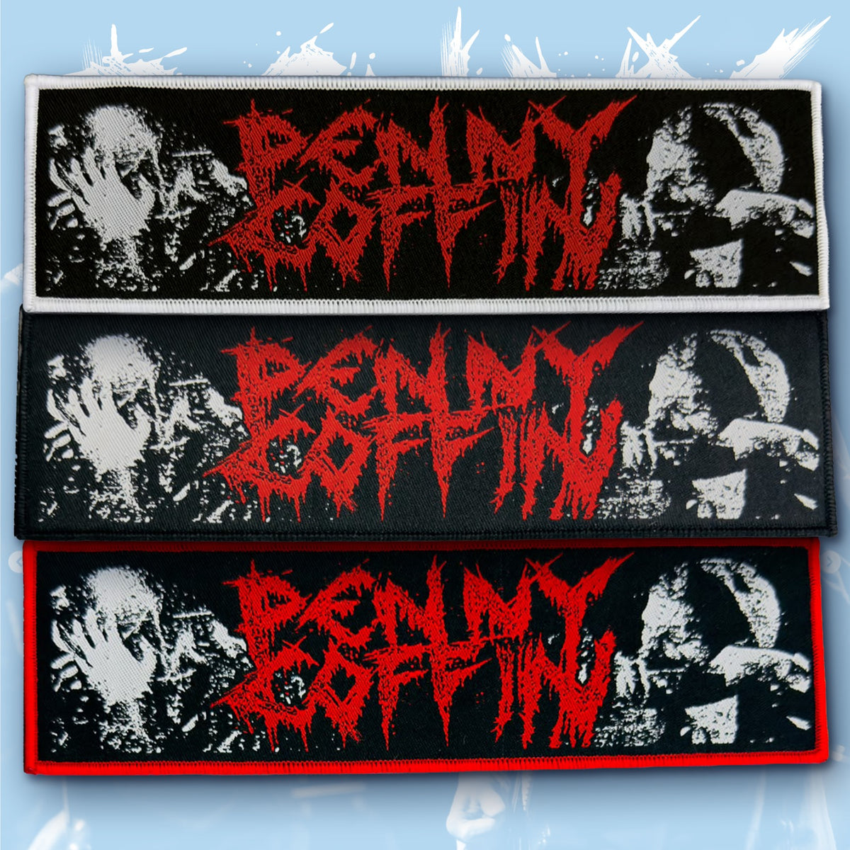 PENNY COFFIN - Sharpening the Scythe - Stripe Woven Patch