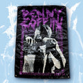 PENNY COFFIN - Sharpening the Scythe - Wall Flag / Textile Poster