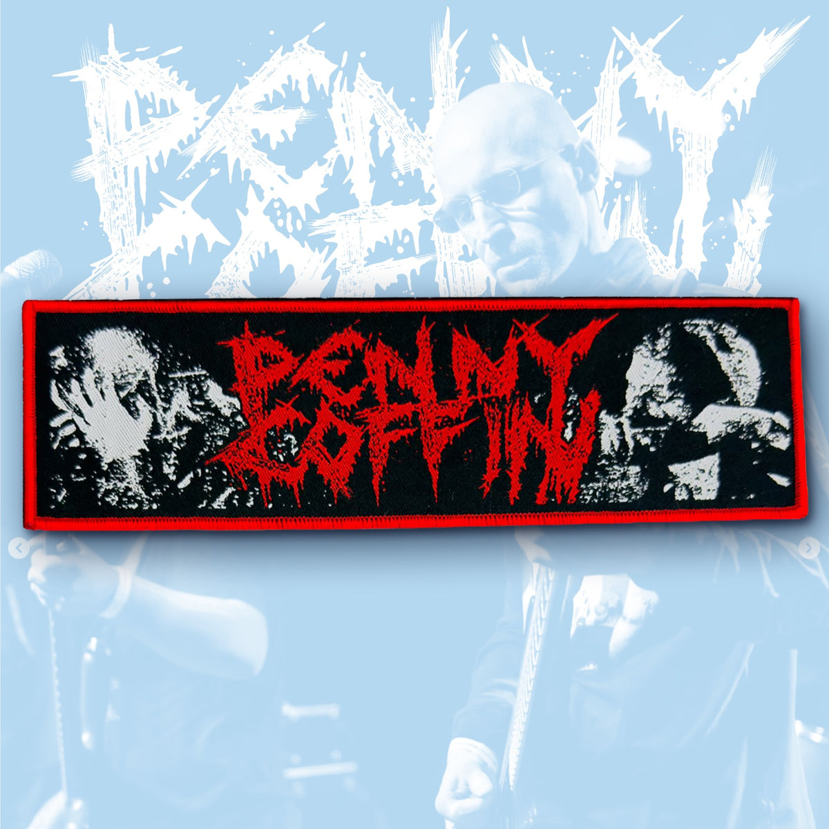 PENNY COFFIN - Sharpening the Scythe - Stripe Woven Patch