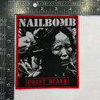 NAILBOMB - Point Blank - Woven Patch