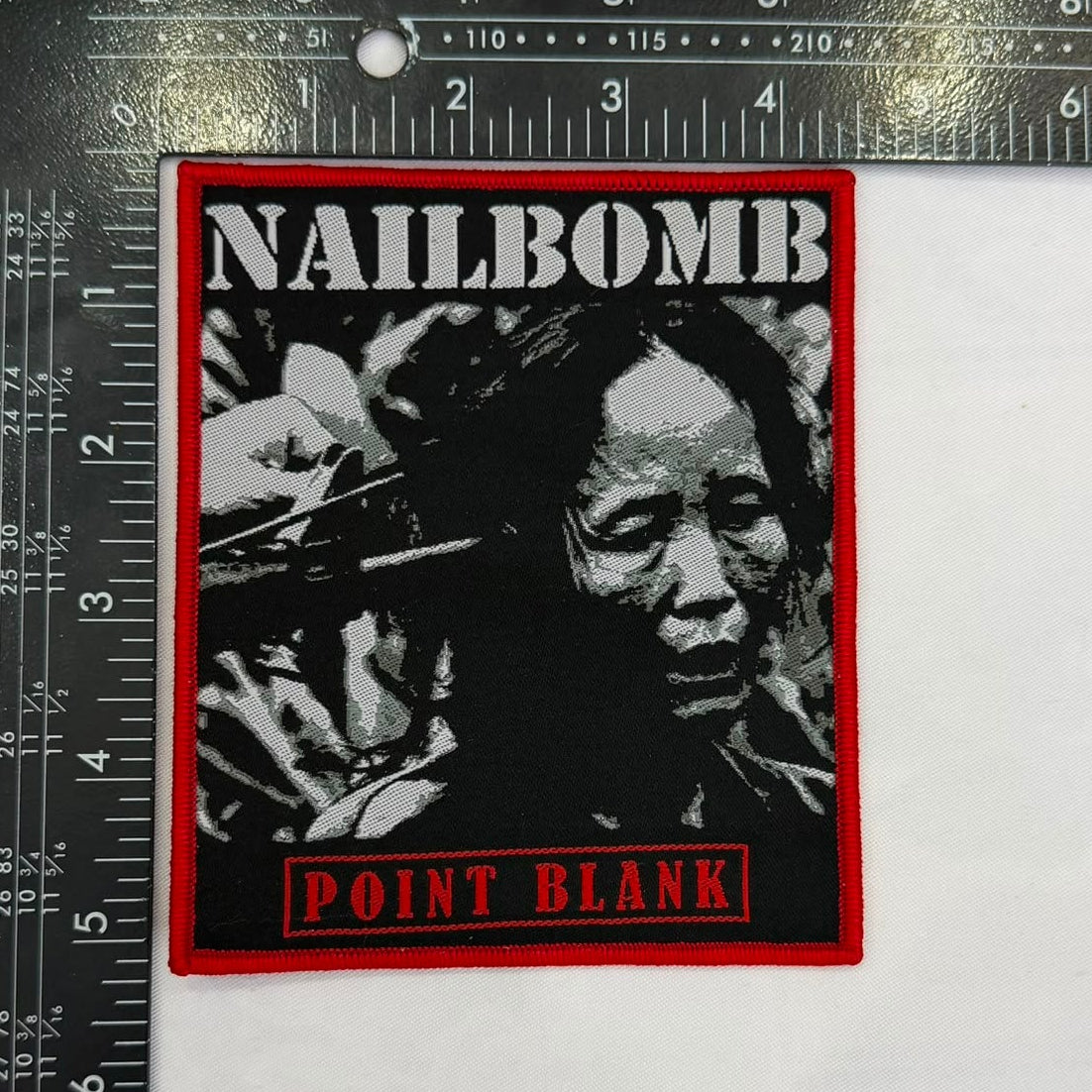 NAILBOMB - Point Blank - Woven Patch