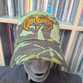 OBITUARY - (Orange) Logo - GREEN CAMO TRUCKER CAP