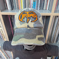 OBITUARY - (Orange) Logo - GREEN CAMO DAD CAP