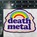 DEATH METAL - Rainbow - Woven Patch