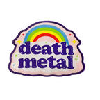 DEATH METAL - Rainbow - Woven Patch