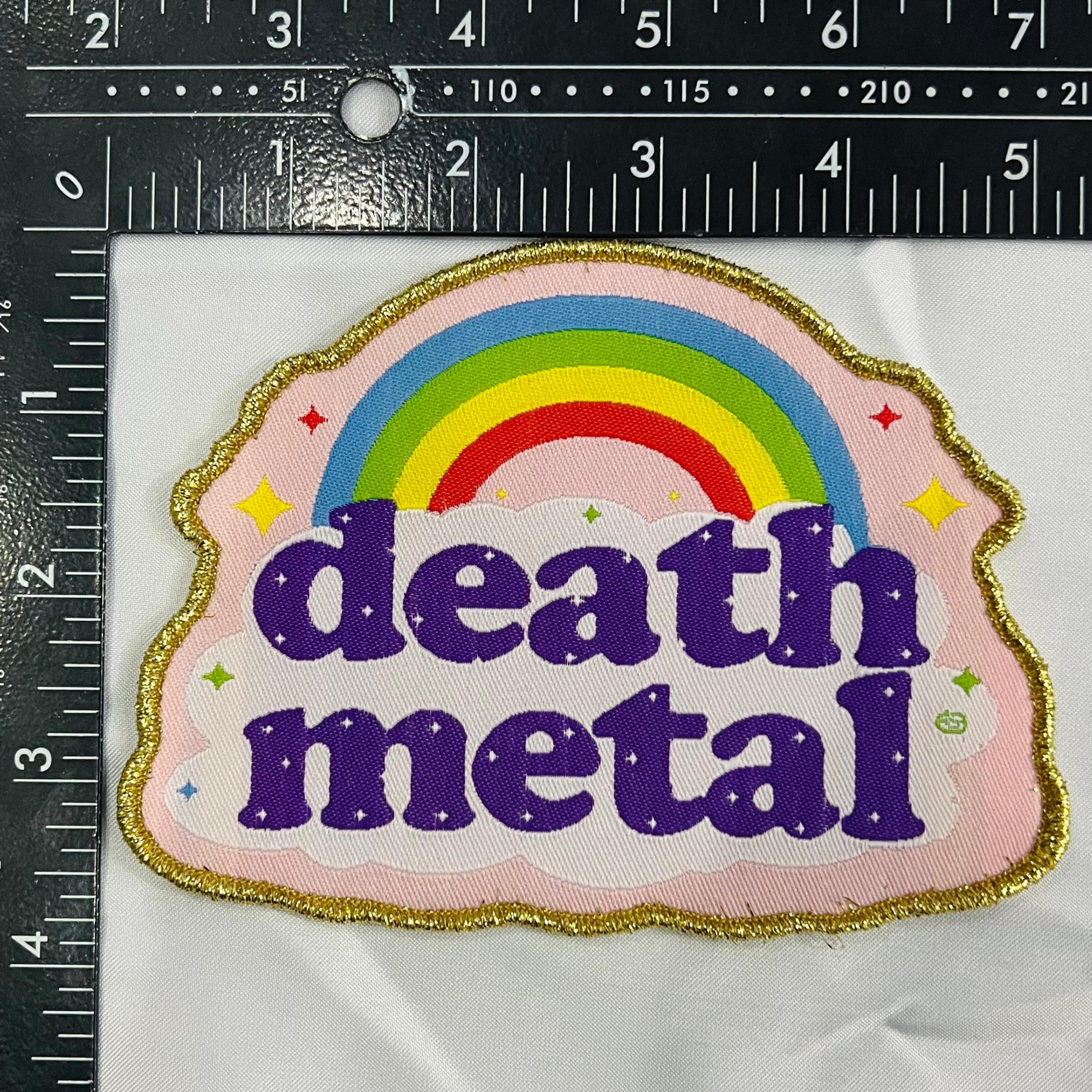 DEATH METAL - Rainbow - Woven Patch